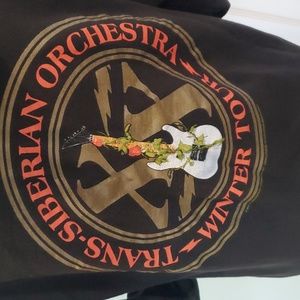 Trans-Siberian Orchestra 2018 20th Anniv Black Tour Hoodie SZ L